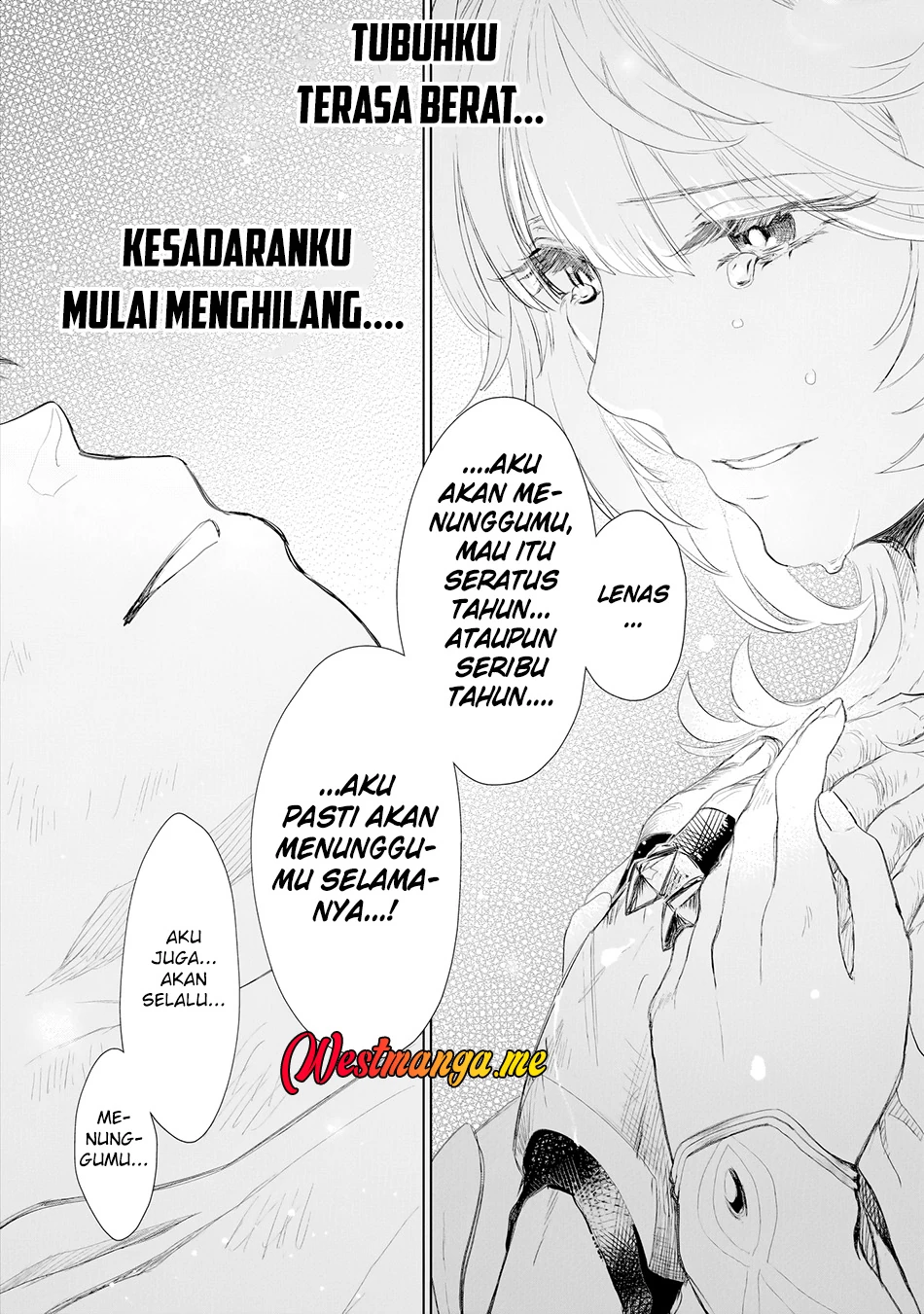 Halaman 23 — Elf-zuma to Hajimeru Yuukyuu no Tabi: Densetsu no Yuusha, Aisuru Elf to Tomo ni 100-nen Mae ni Sukutta Sekai wo Tabisuru Chapter 1