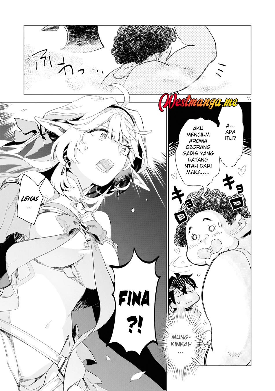 Halaman 43 — Elf-zuma to Hajimeru Yuukyuu no Tabi: Densetsu no Yuusha, Aisuru Elf to Tomo ni 100-nen Mae ni Sukutta Sekai wo Tabisuru Chapter 1