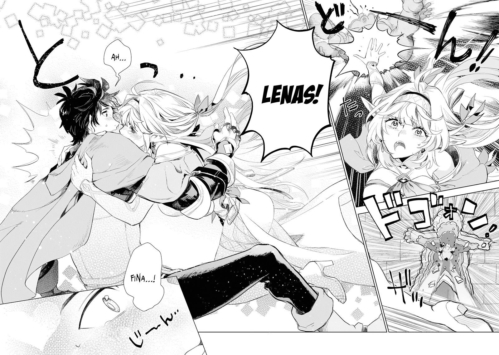 Halaman 44 — Elf-zuma to Hajimeru Yuukyuu no Tabi: Densetsu no Yuusha, Aisuru Elf to Tomo ni 100-nen Mae ni Sukutta Sekai wo Tabisuru Chapter 1