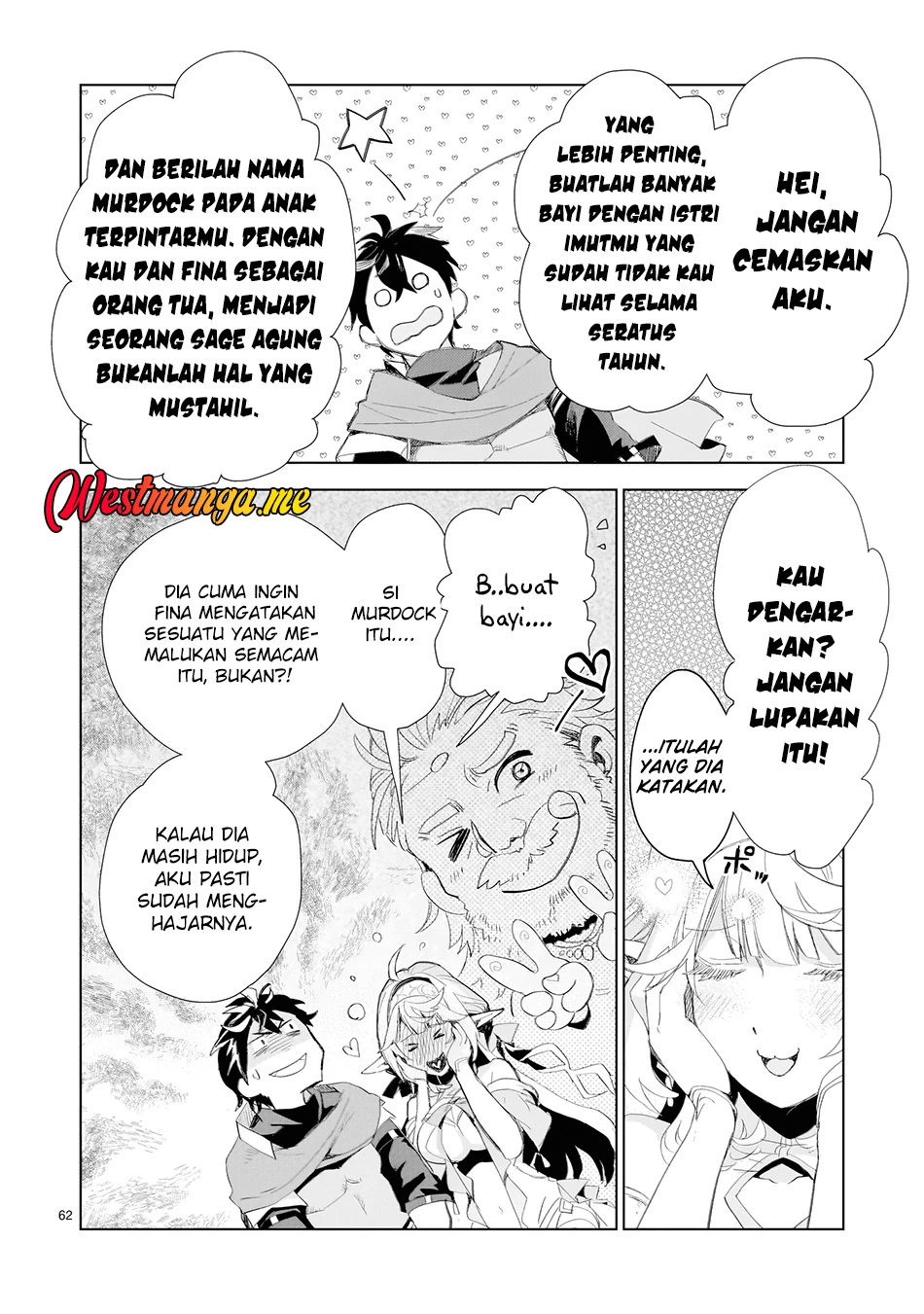 Halaman 51 — Elf-zuma to Hajimeru Yuukyuu no Tabi: Densetsu no Yuusha, Aisuru Elf to Tomo ni 100-nen Mae ni Sukutta Sekai wo Tabisuru Chapter 1