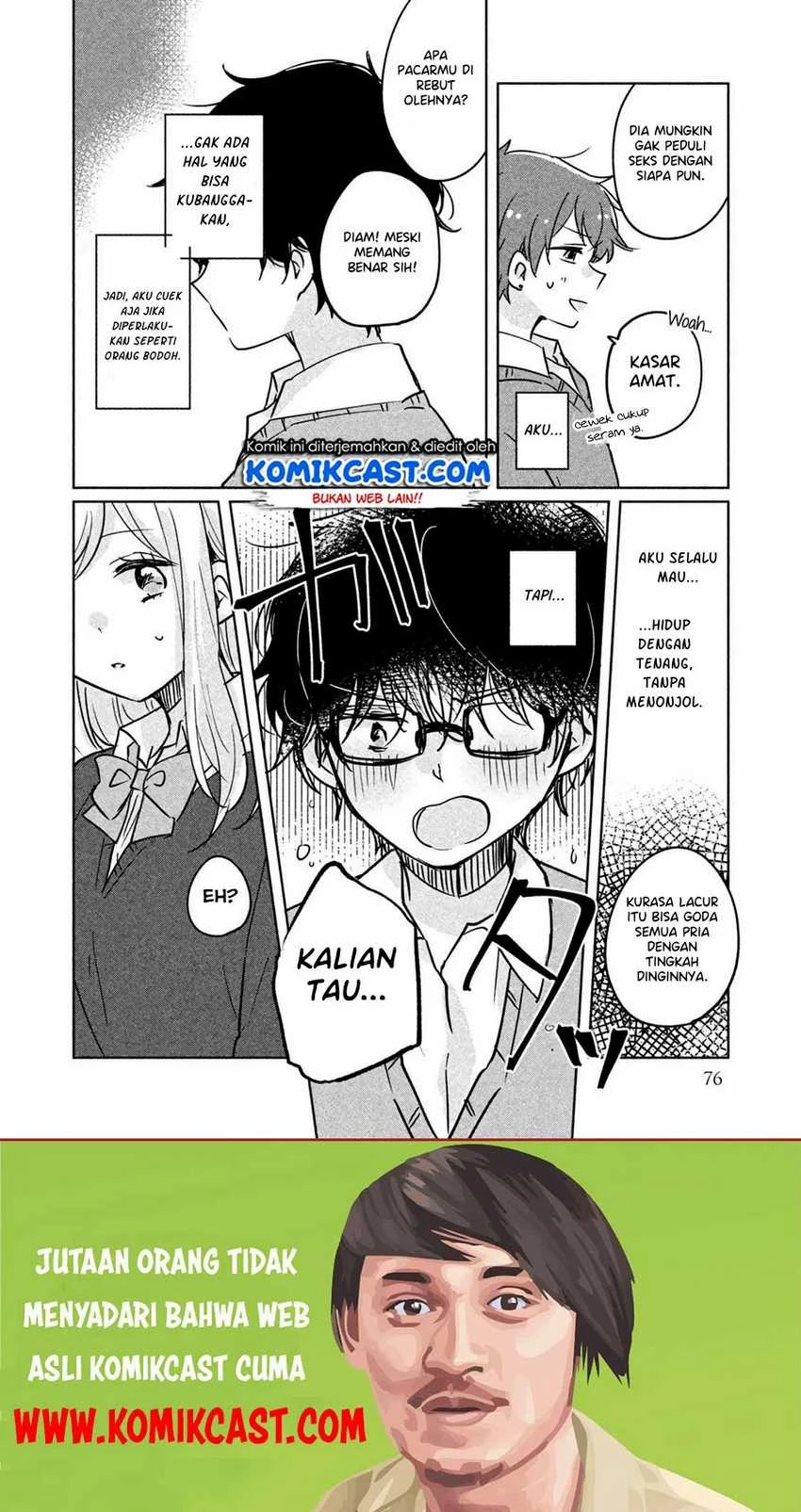 Halaman 8 — Meguro-san wa Hajimete ja Nai Chapter 6