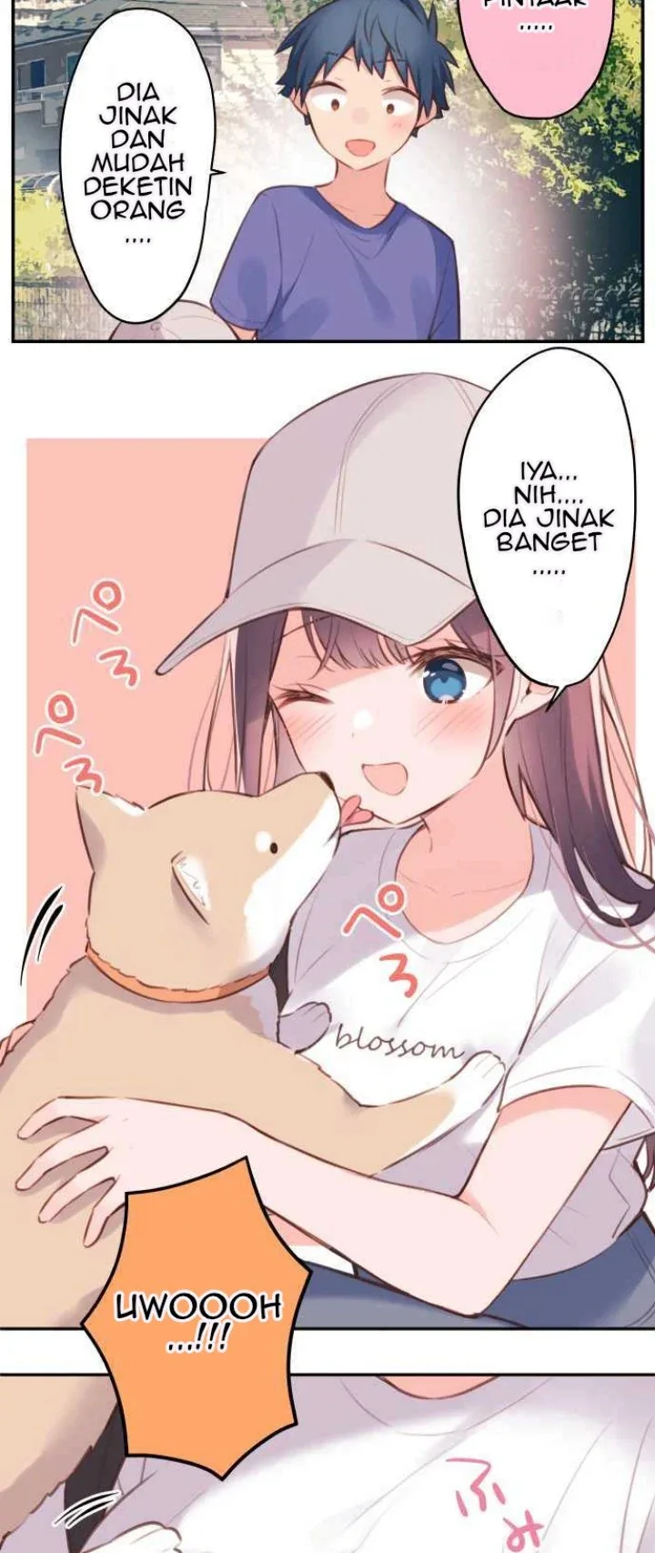 Halaman 13 — Waka-chan Is Flirty Again Chapter 67