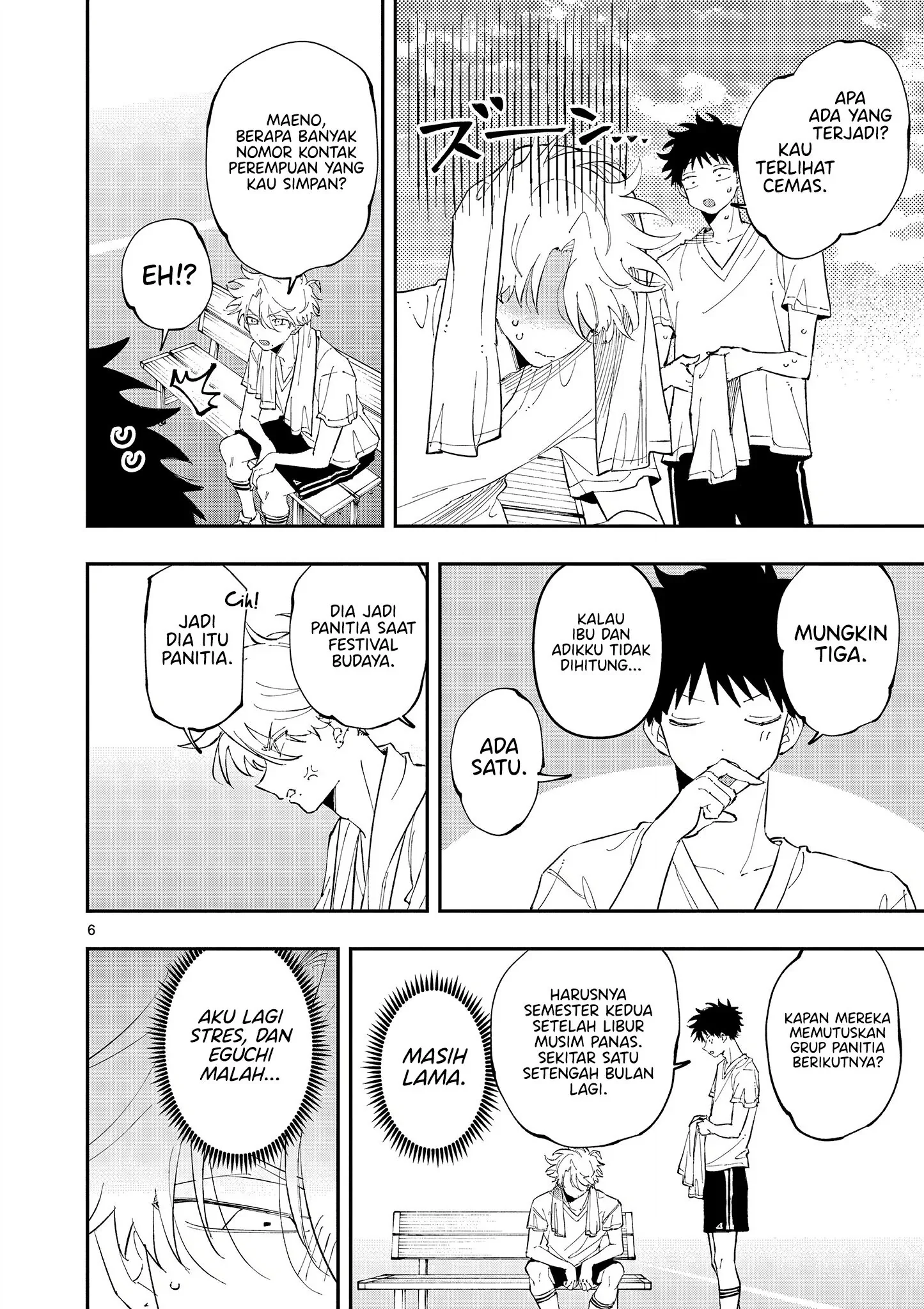 Halaman 6 — Tonari no Seki no Yatsu ga Souiu Me de Mitekuru Chapter 35
