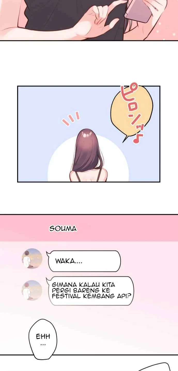 Halaman 35 — Waka-chan Is Flirty Again Chapter 61