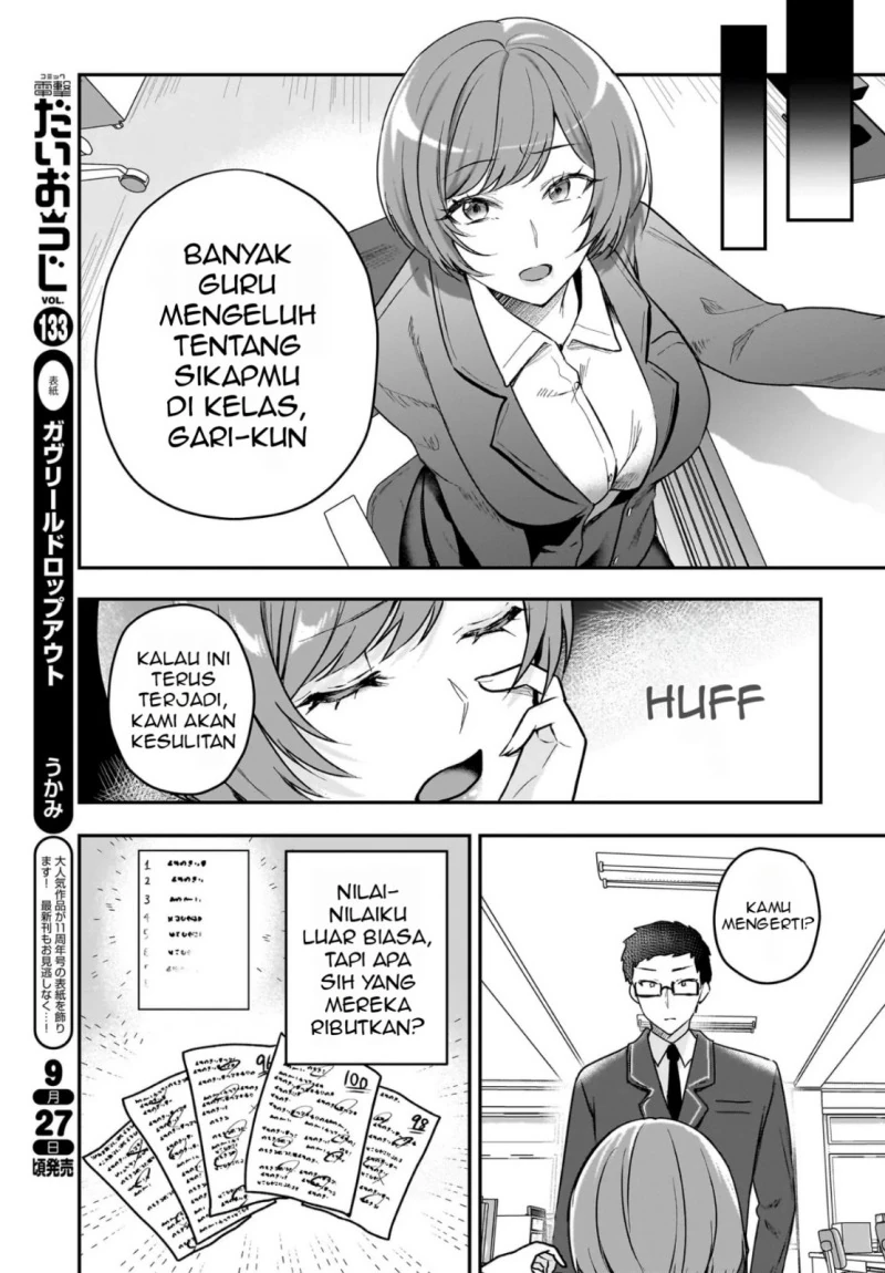 Halaman 10 — Gariben-kun to Uraaka-san: Sanzan Osewa ni Natteiru Ero-kei Uraaka Joshi no Shoutai ga Class no Idol Datta Ken Chapter 1