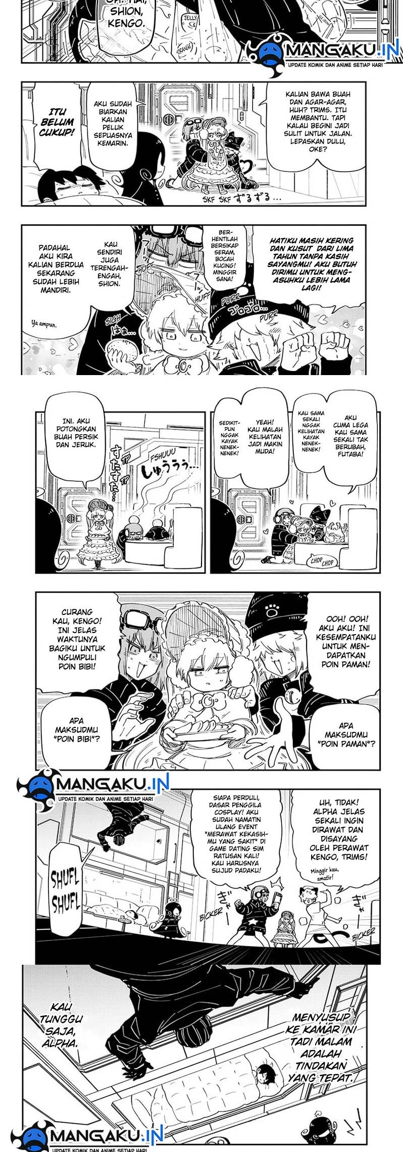 Halaman 3 — Yozakura-san Chi no Daisakusen Chapter 185