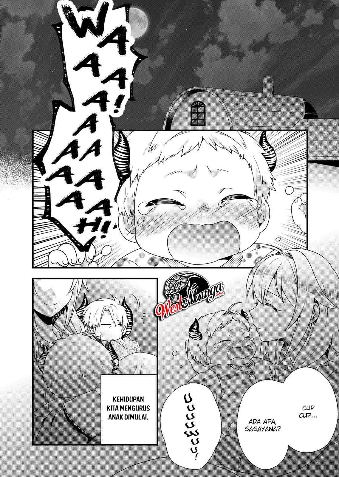 Halaman 4 — Maou desu. Onna Yuusha no Hahaoya to Saikon shita node, Onna Yuusha ga Giri no Musume ni Narimashita. @comic Chapter 50