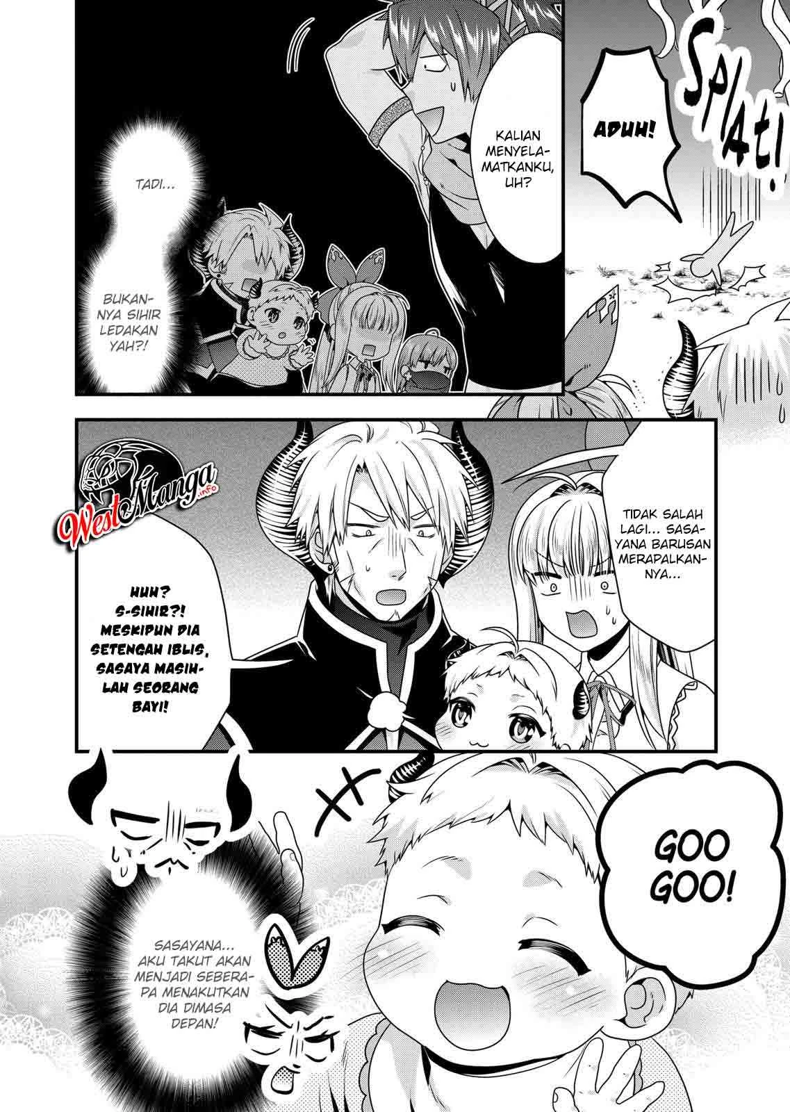 Halaman 14 — Maou desu. Onna Yuusha no Hahaoya to Saikon shita node, Onna Yuusha ga Giri no Musume ni Narimashita. @comic Chapter 50