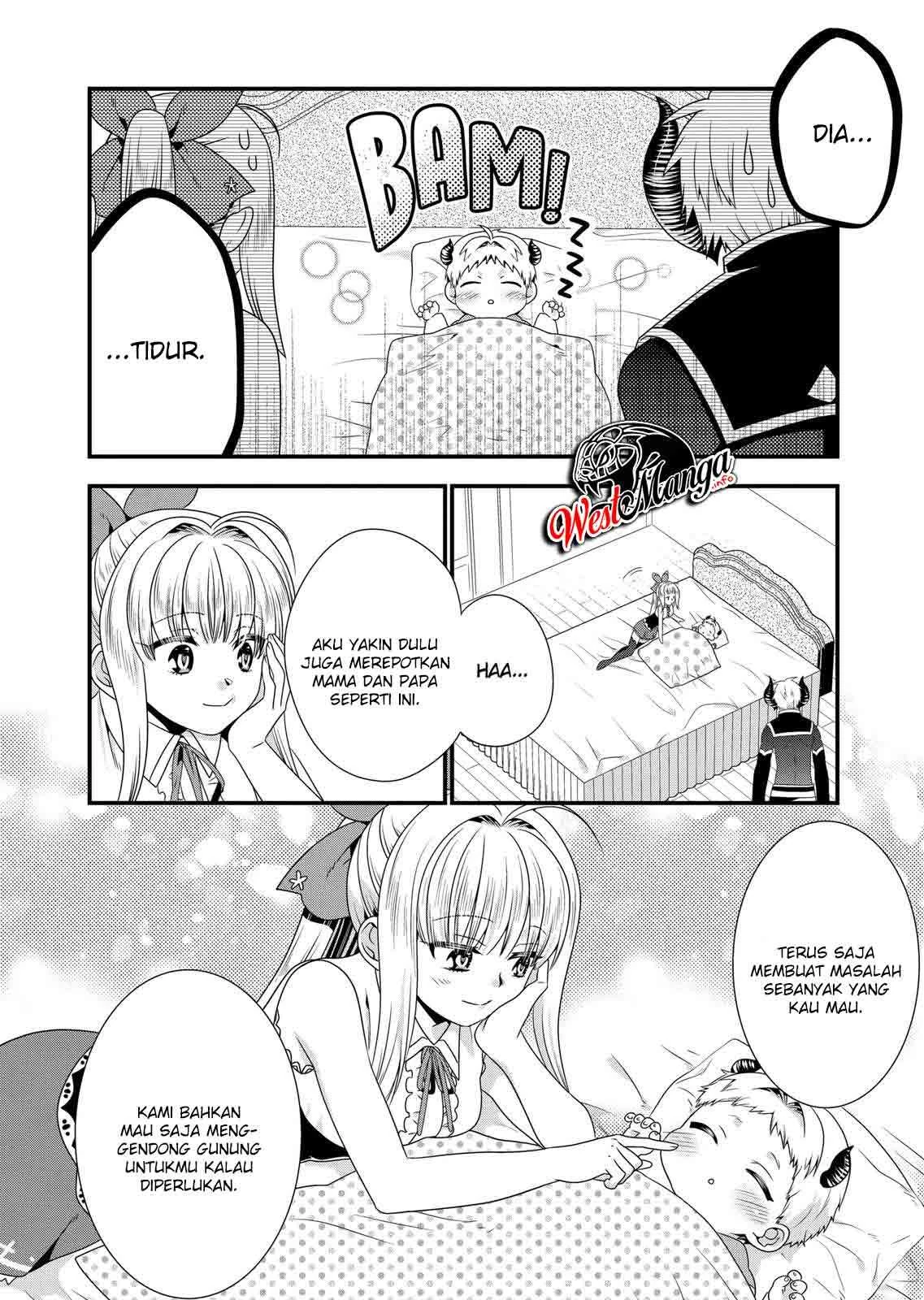 Halaman 21 — Maou desu. Onna Yuusha no Hahaoya to Saikon shita node, Onna Yuusha ga Giri no Musume ni Narimashita. @comic Chapter 50