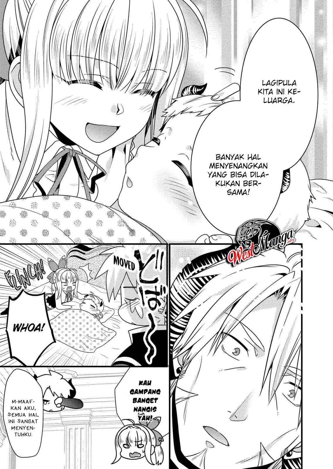 Halaman 22 — Maou desu. Onna Yuusha no Hahaoya to Saikon shita node, Onna Yuusha ga Giri no Musume ni Narimashita. @comic Chapter 50