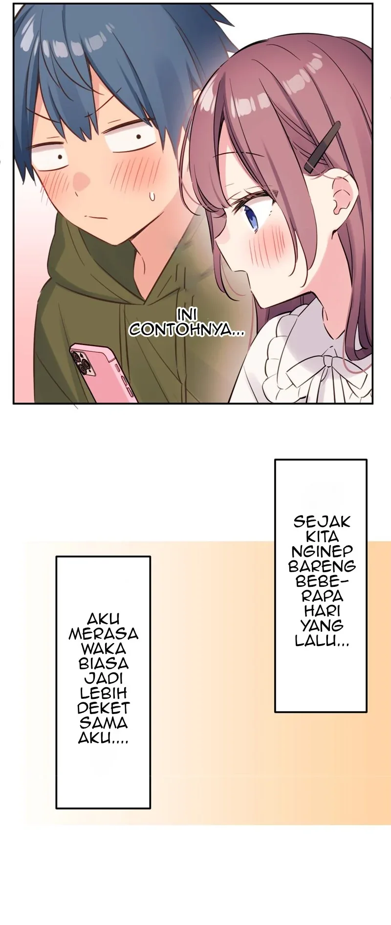 Halaman 27 — Waka-chan Is Flirty Again Chapter 155