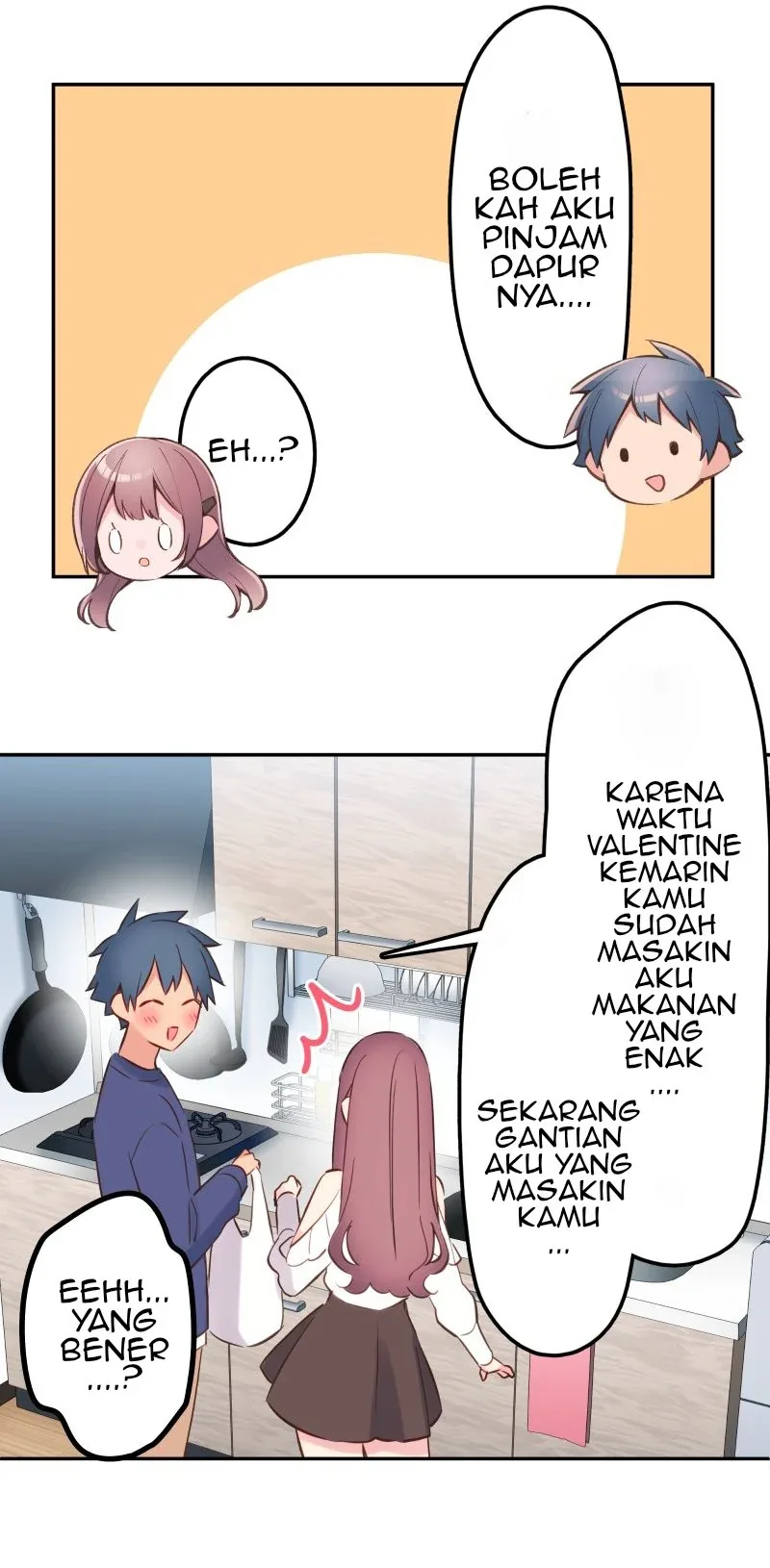 Halaman 74 — Waka-chan Is Flirty Again Chapter 155