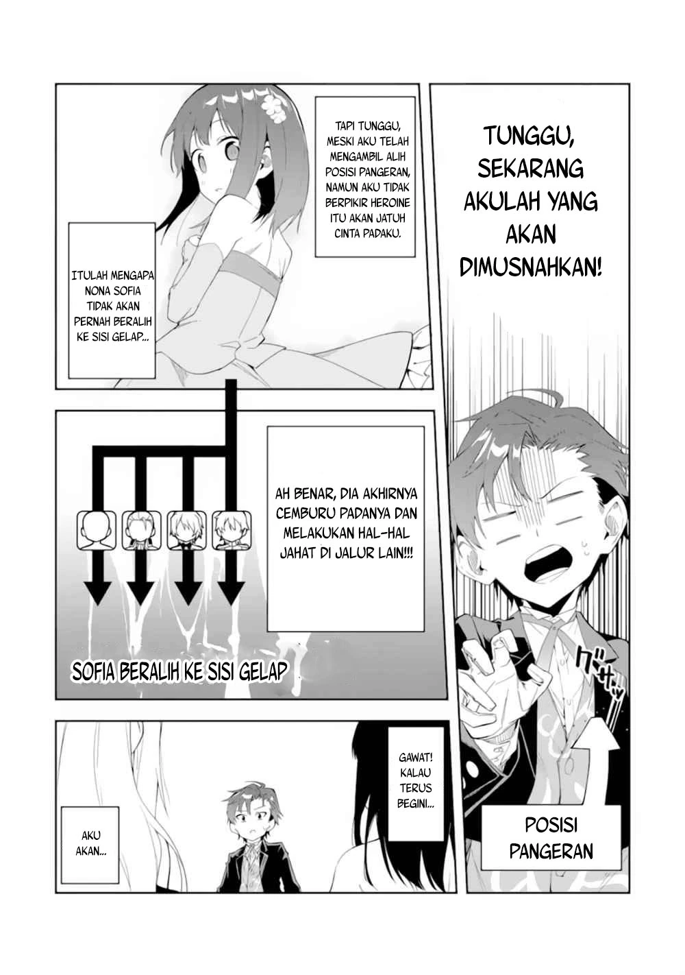 Halaman 16 — Akuyaku Reijou no Shitsuji-sama: Hametsu Flag wa Ore ga Tsubusasete Itadakimasu Chapter 1.2