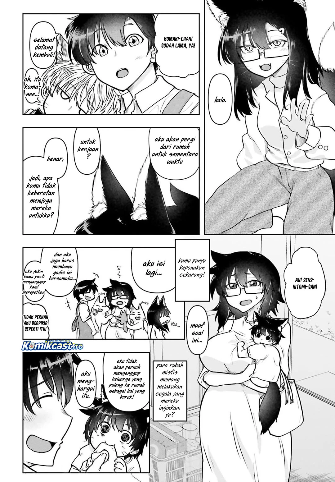 Halaman 3 — Okitsune Gal no Katabami-san Chapter 21