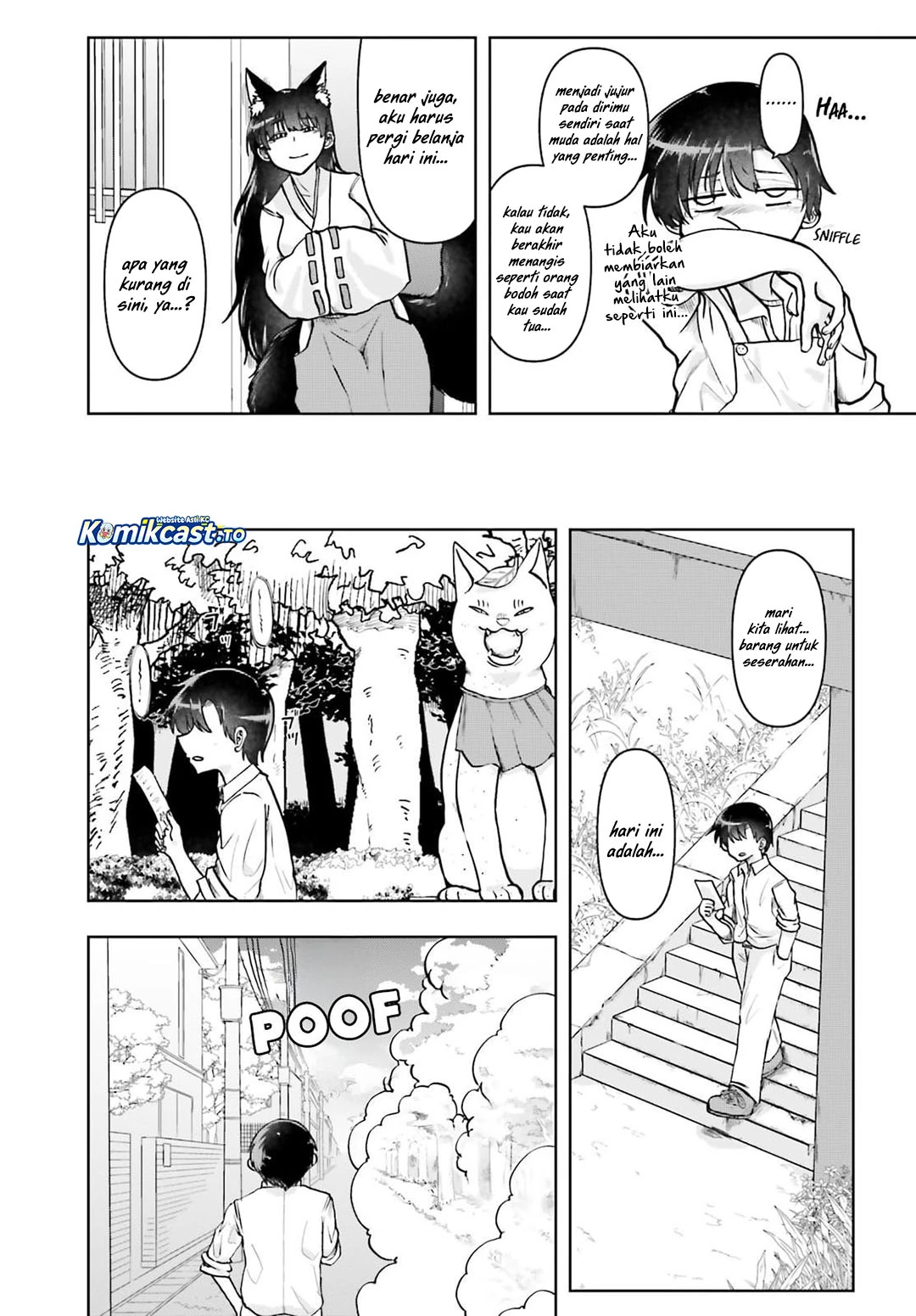 Halaman 8 — Okitsune Gal no Katabami-san Chapter 21