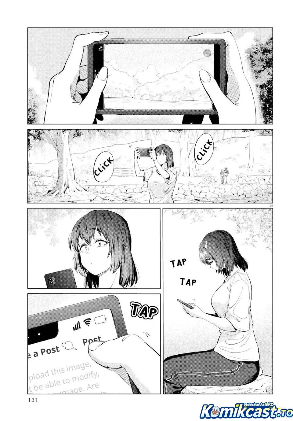 Halaman 21 — Genkai Dokushin Joshi (26) Gohan Chapter 13