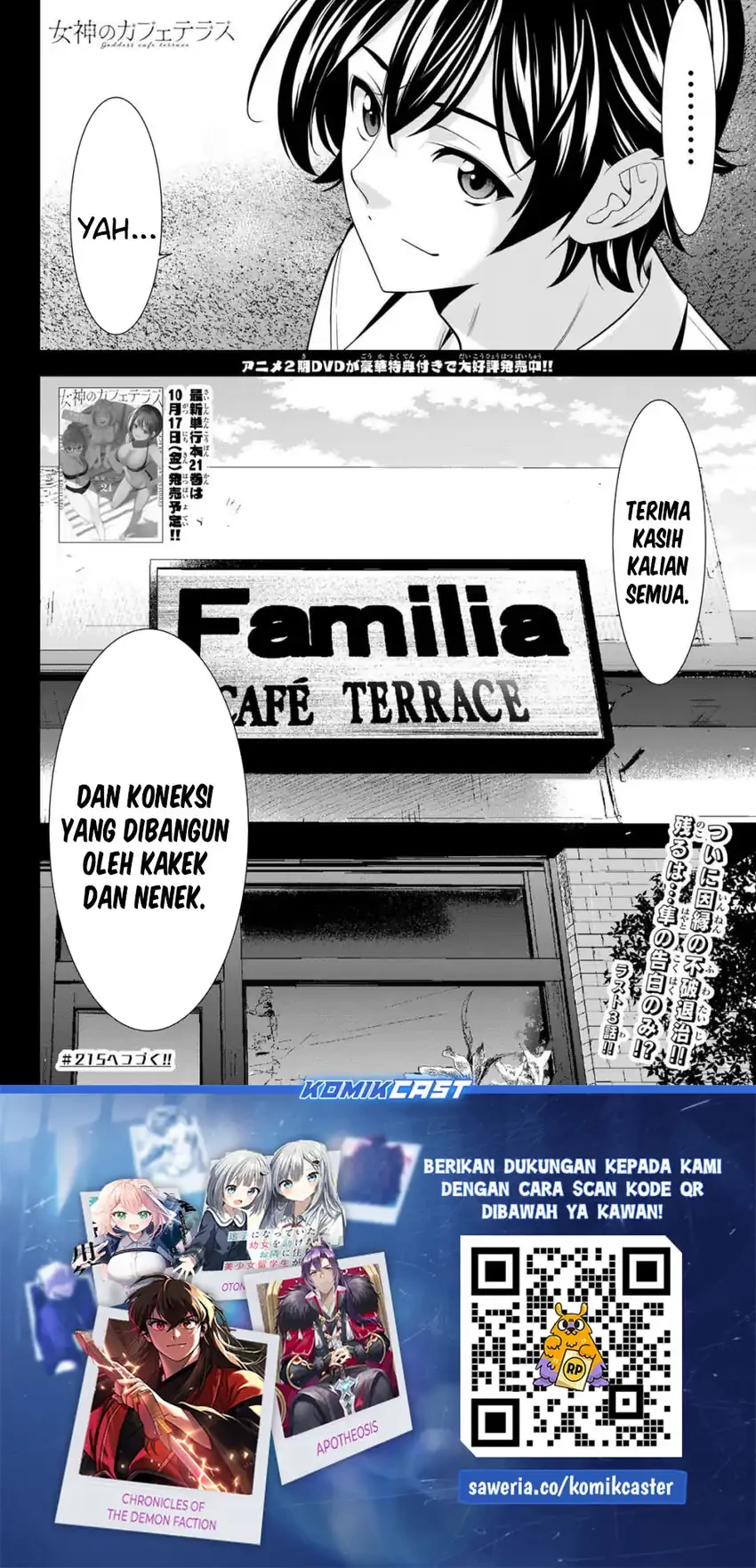 Halaman 16 — Megami no Café Terrace Chapter 214