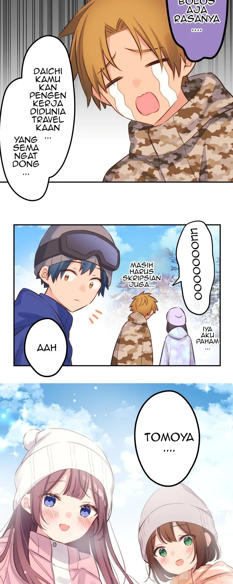 Halaman 3 — Waka-chan Is Flirty Again Chapter 126