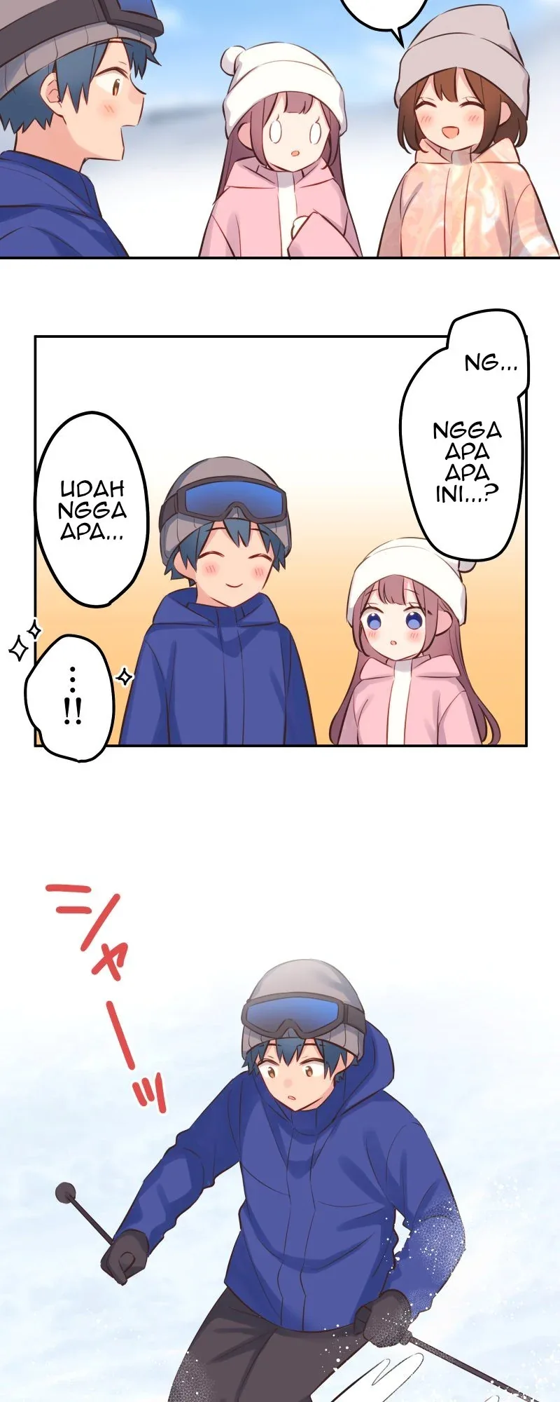 Halaman 6 — Waka-chan Is Flirty Again Chapter 126