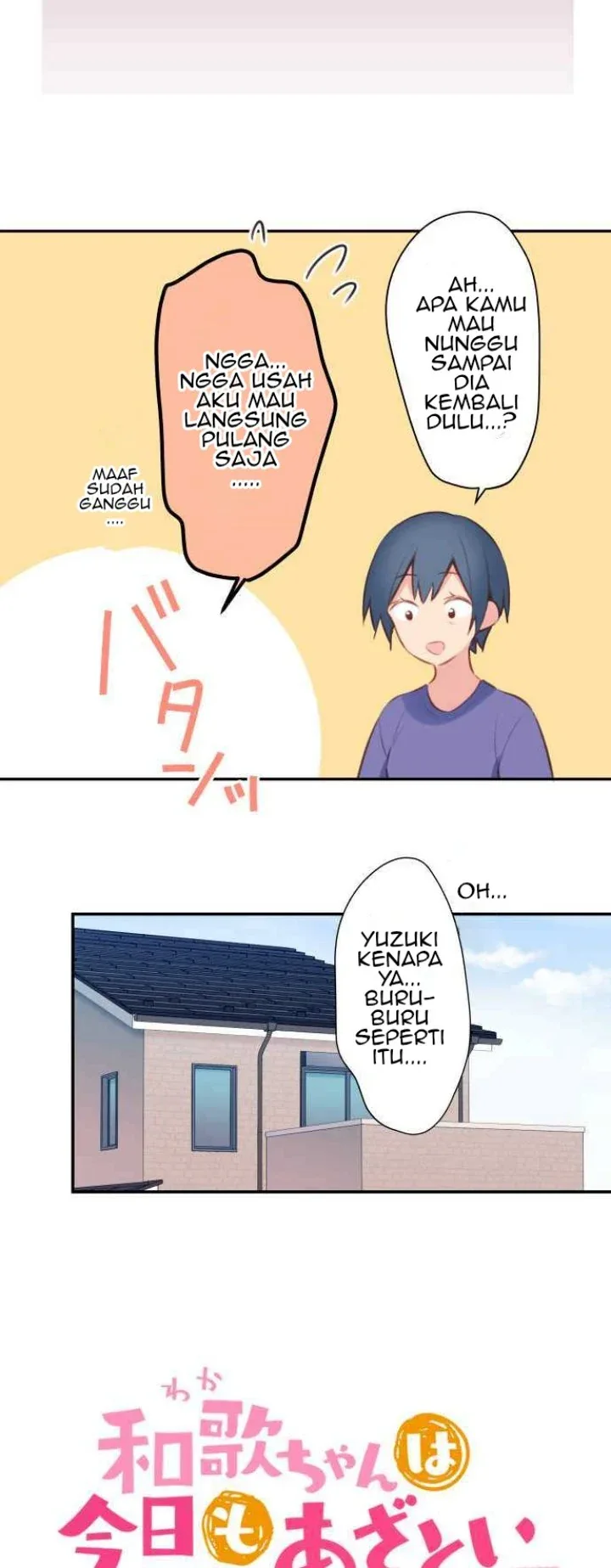 Halaman 3 — Waka-chan Is Flirty Again Chapter 74