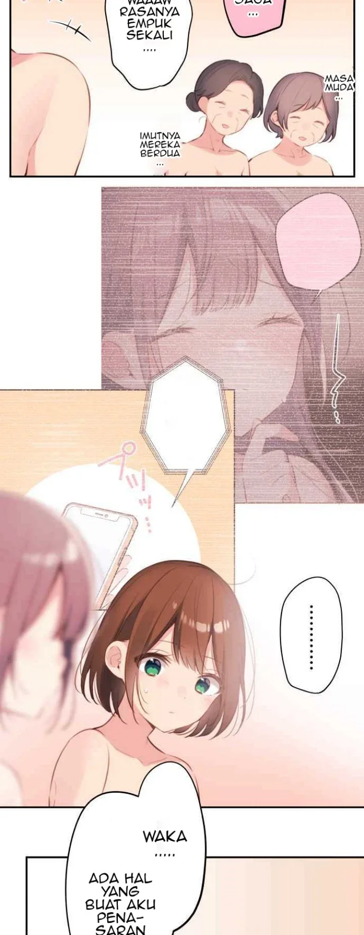 Halaman 17 — Waka-chan Is Flirty Again Chapter 74