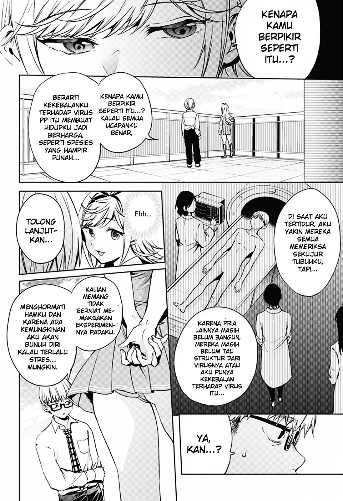 Halaman 9 — Shuumatsu no Harem Chapter 19