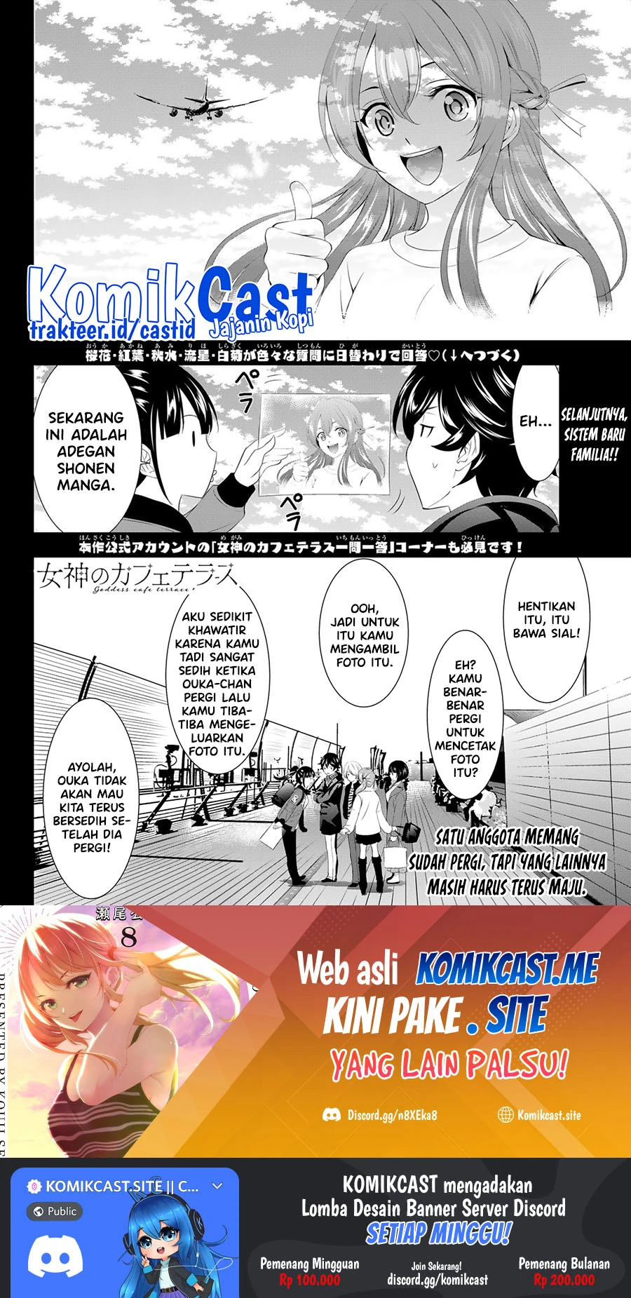 Halaman 16 — Megami no Café Terrace Chapter 89