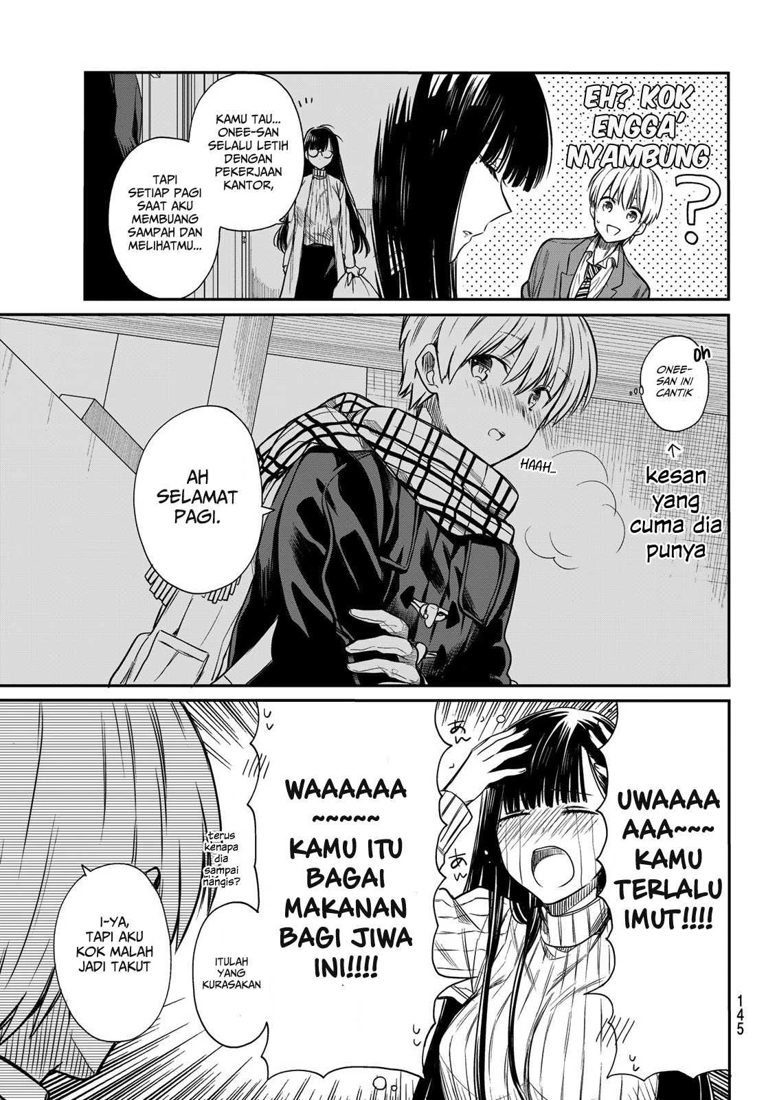 Halaman 5 — Danshi Koukousei wo Yashinaitai Oneesan no Hanashi Chapter 1