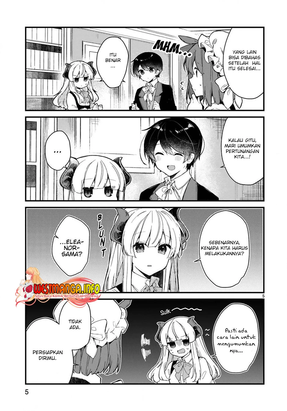 Halaman 5 — Maou-sama to Kekkon shitai Chapter 16