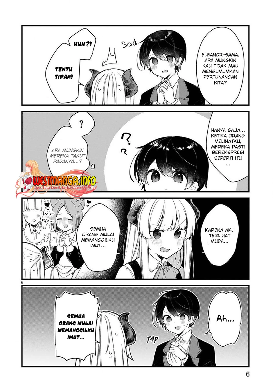 Halaman 6 — Maou-sama to Kekkon shitai Chapter 16