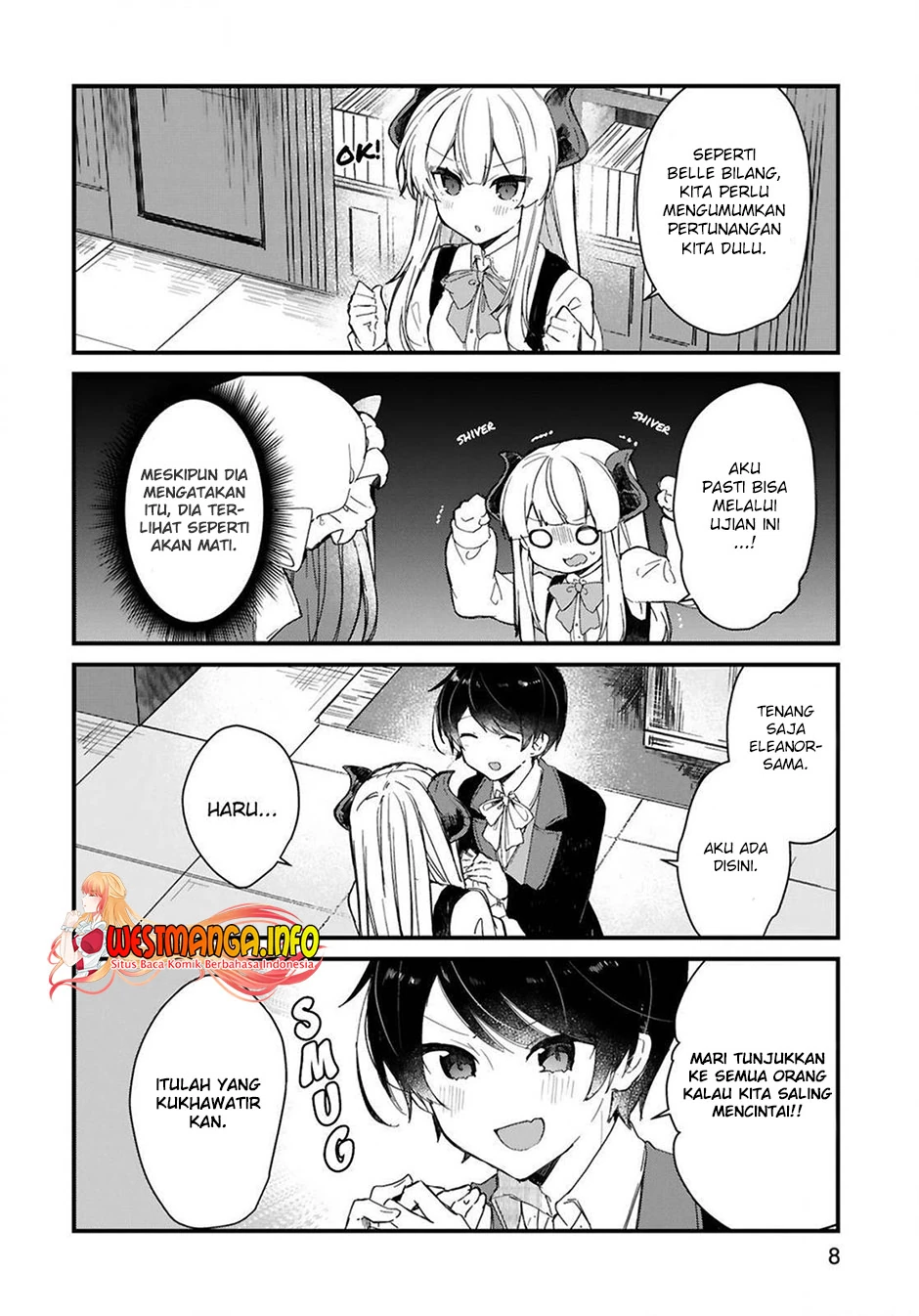 Halaman 8 — Maou-sama to Kekkon shitai Chapter 16