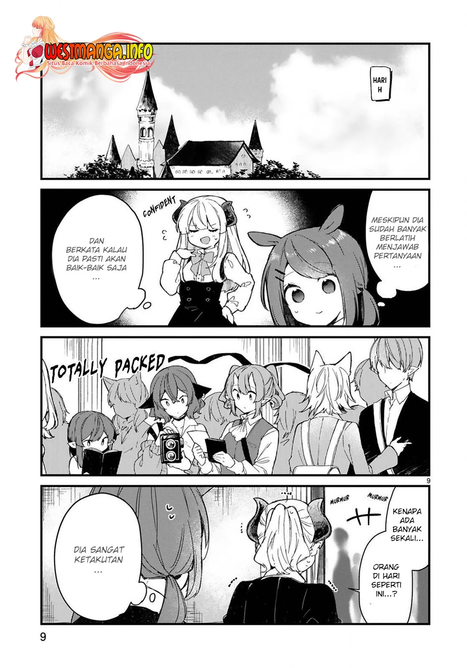 Halaman 9 — Maou-sama to Kekkon shitai Chapter 16