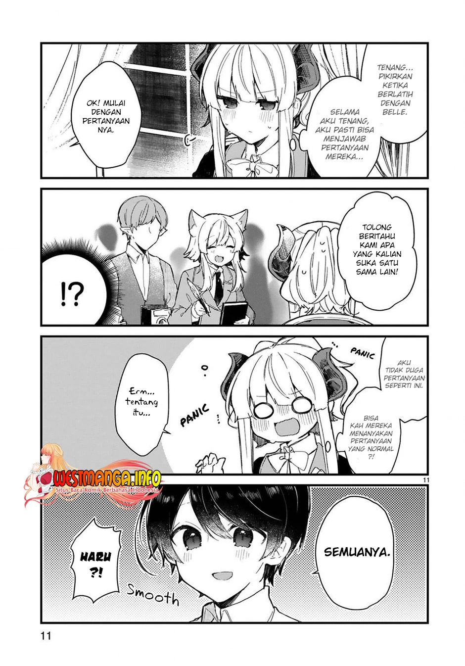 Halaman 11 — Maou-sama to Kekkon shitai Chapter 16