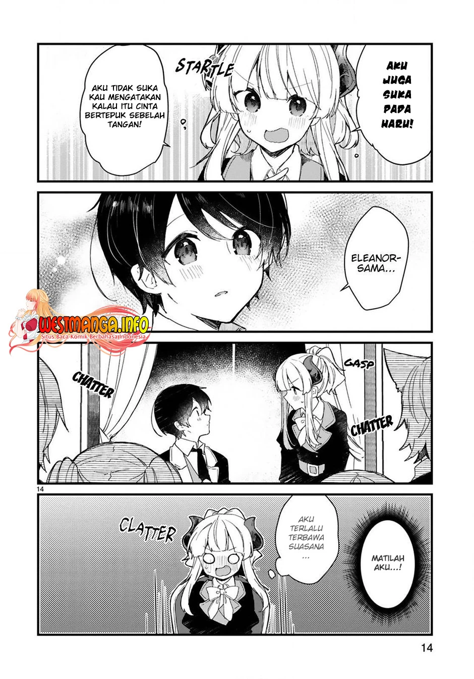 Halaman 14 — Maou-sama to Kekkon shitai Chapter 16