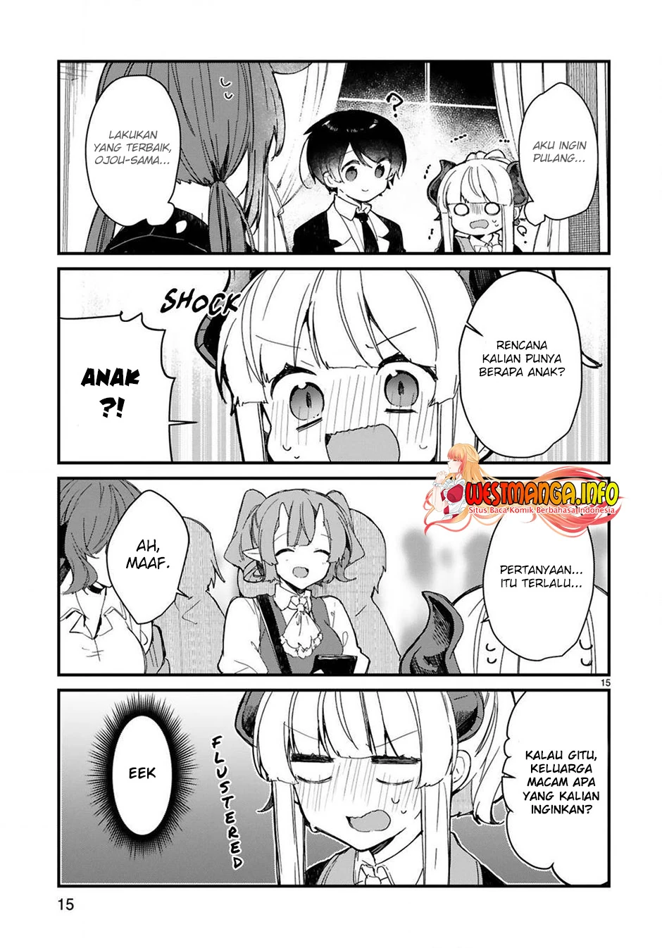 Halaman 15 — Maou-sama to Kekkon shitai Chapter 16