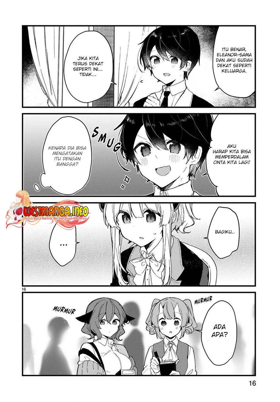 Halaman 16 — Maou-sama to Kekkon shitai Chapter 16