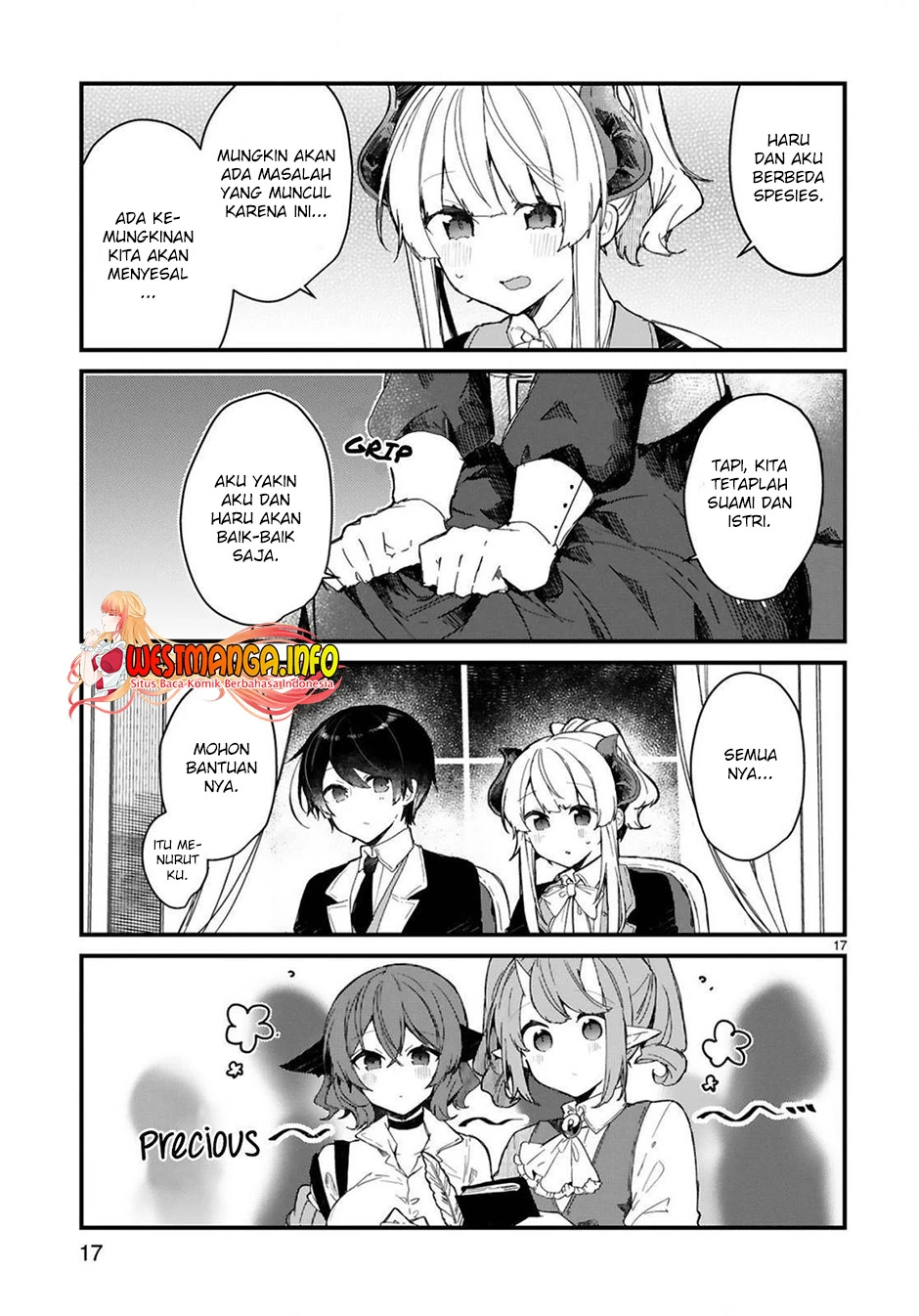 Halaman 18 — Maou-sama to Kekkon shitai Chapter 16
