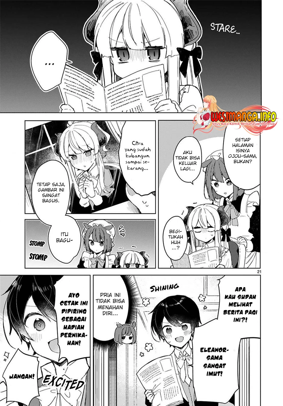 Halaman 22 — Maou-sama to Kekkon shitai Chapter 16