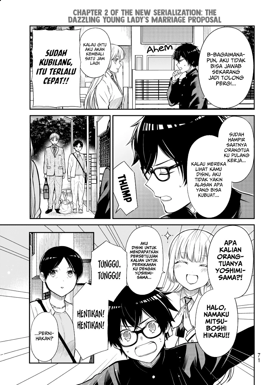 Halaman 4 — Kiraboshi Ojousama no Kyuukon Chapter 2