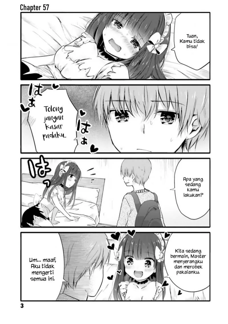 Halaman 3 — Uchi no Hentai Maid ni Osowareteru Chapter 57