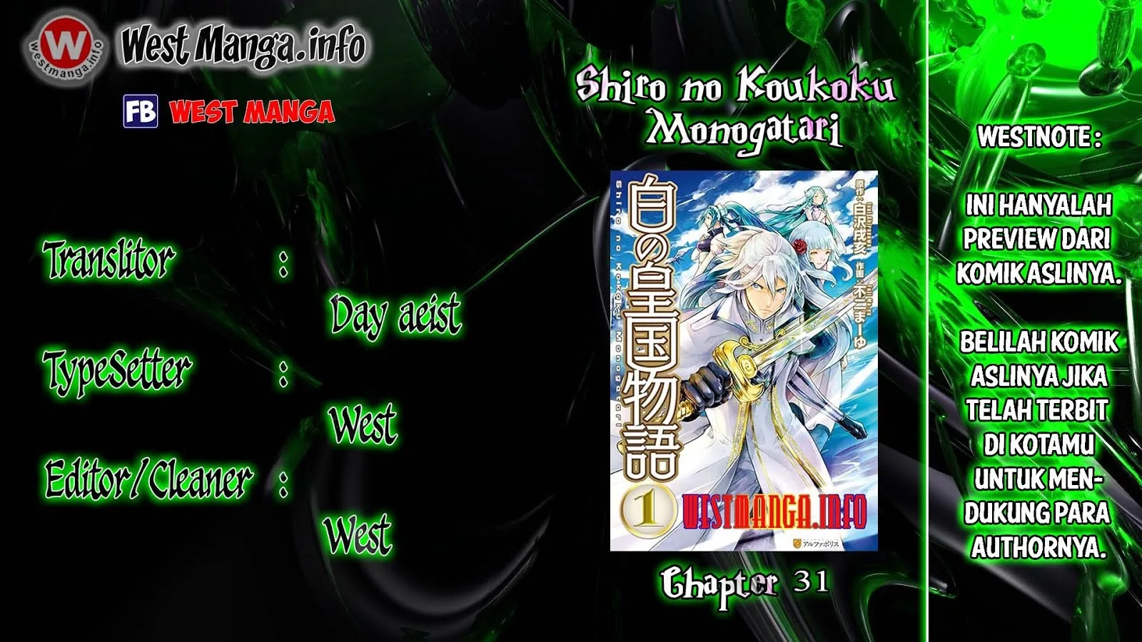 Halaman 18 — Shiro no Koukoku Monogatari Chapter 31