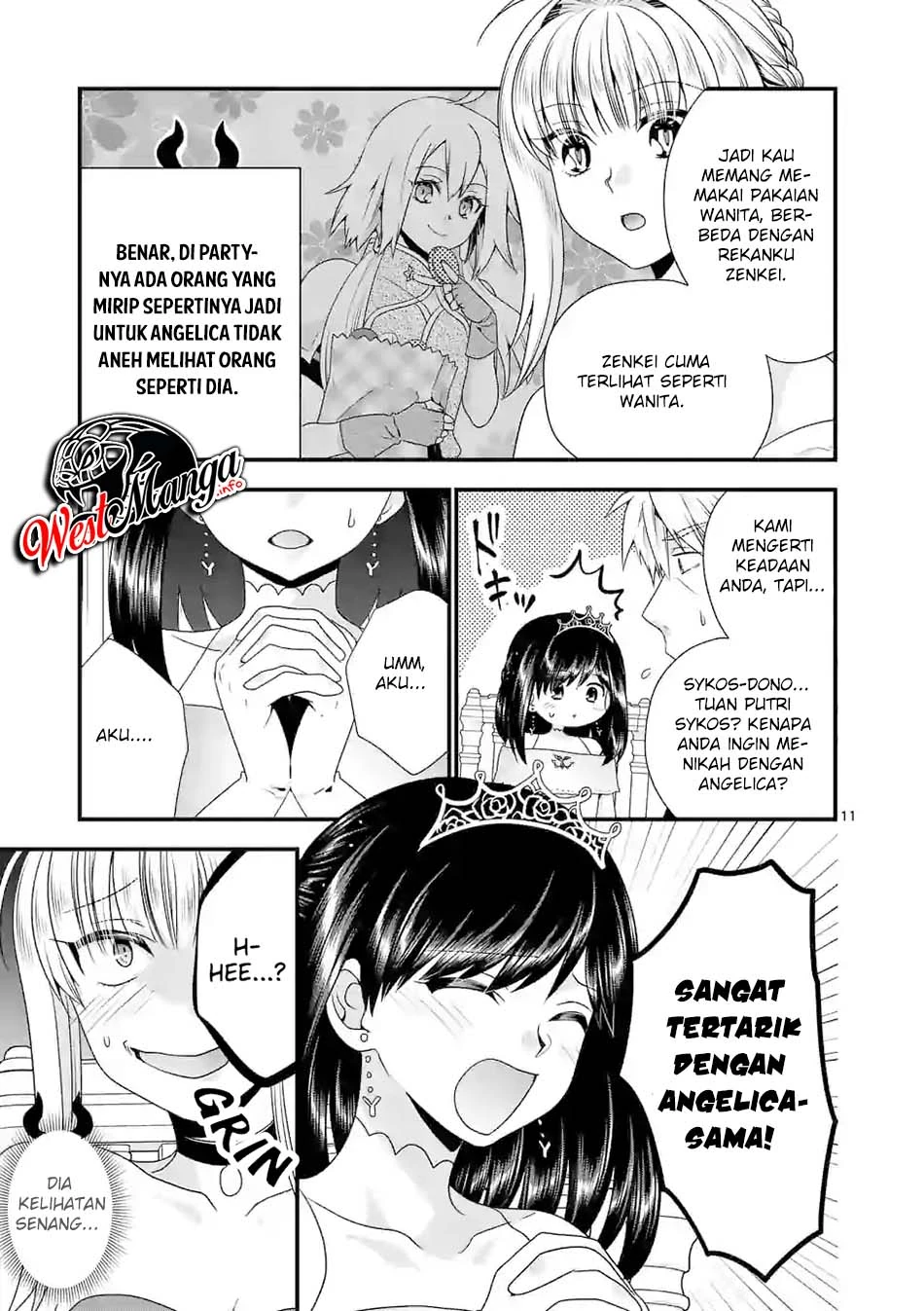 Halaman 10 — Maou desu. Onna Yuusha no Hahaoya to Saikon shita node, Onna Yuusha ga Giri no Musume ni Narimashita. @comic Chapter 39