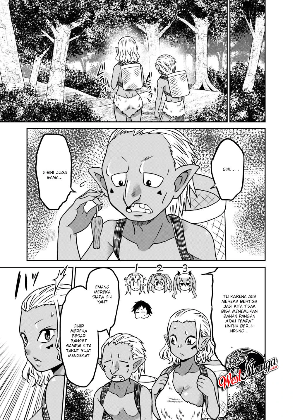 Halaman 15 — Saikyou no Shuzoku ga Ningen Datta Ken Chapter 34