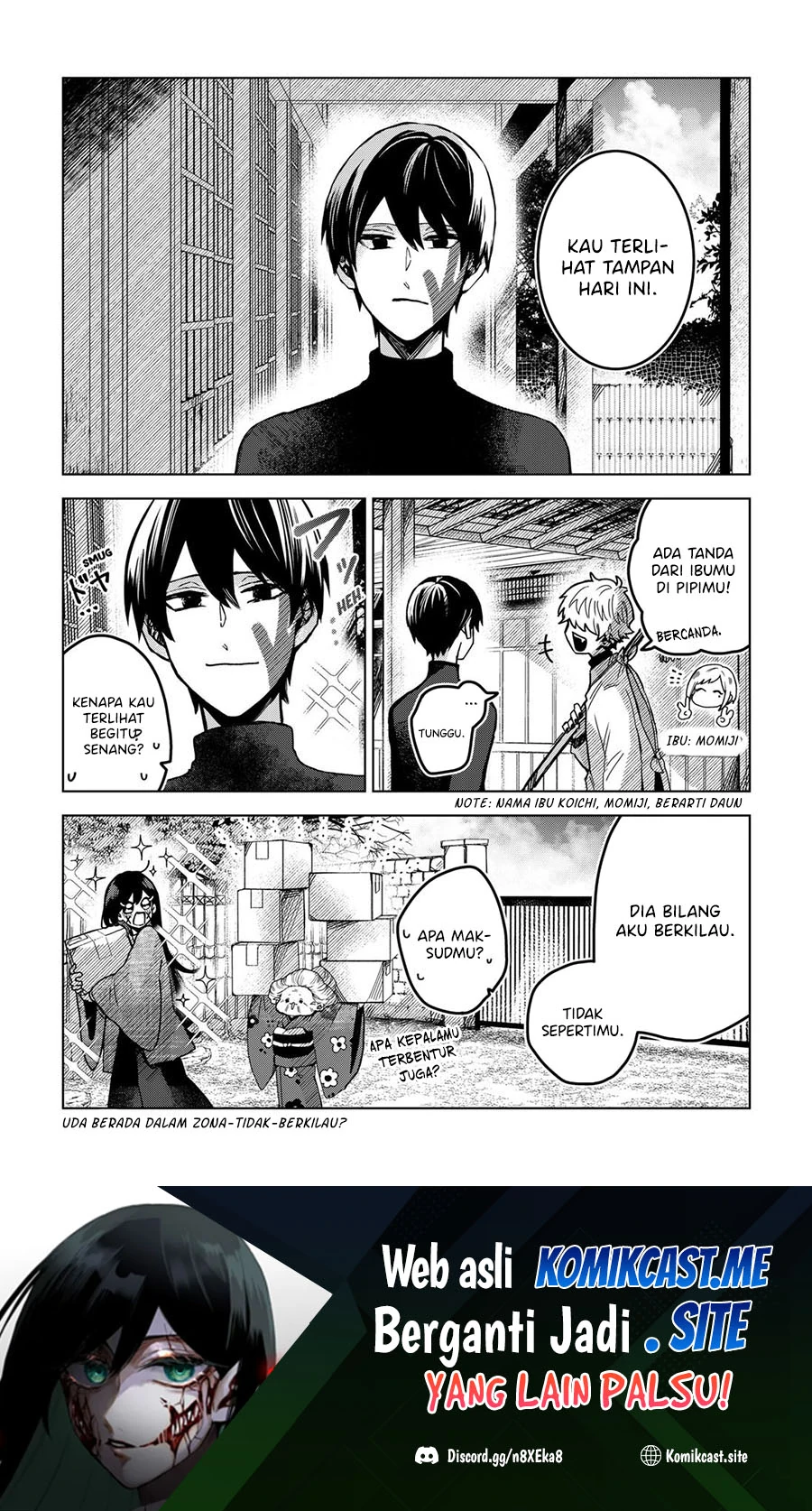 Halaman 18 — Kuchi ga Saketemo Kimi ni wa Chapter 48