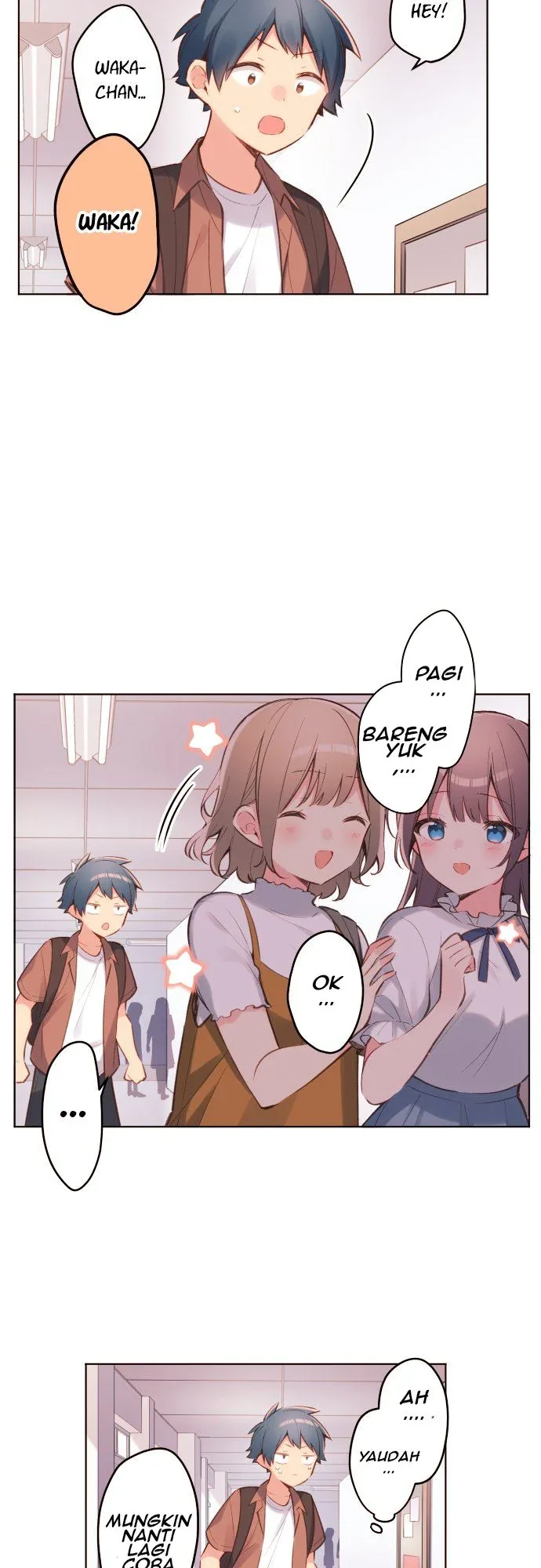 Halaman 18 — Waka-chan Is Flirty Again Chapter 34