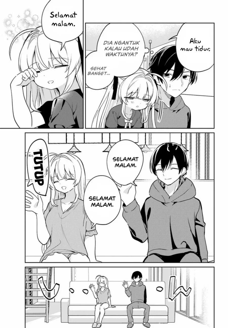 Halaman 11 — Remote Jugyou ni Nattara Class 1 no Bishoujo to Doukyo suru Koto ni Natta Chapter 17