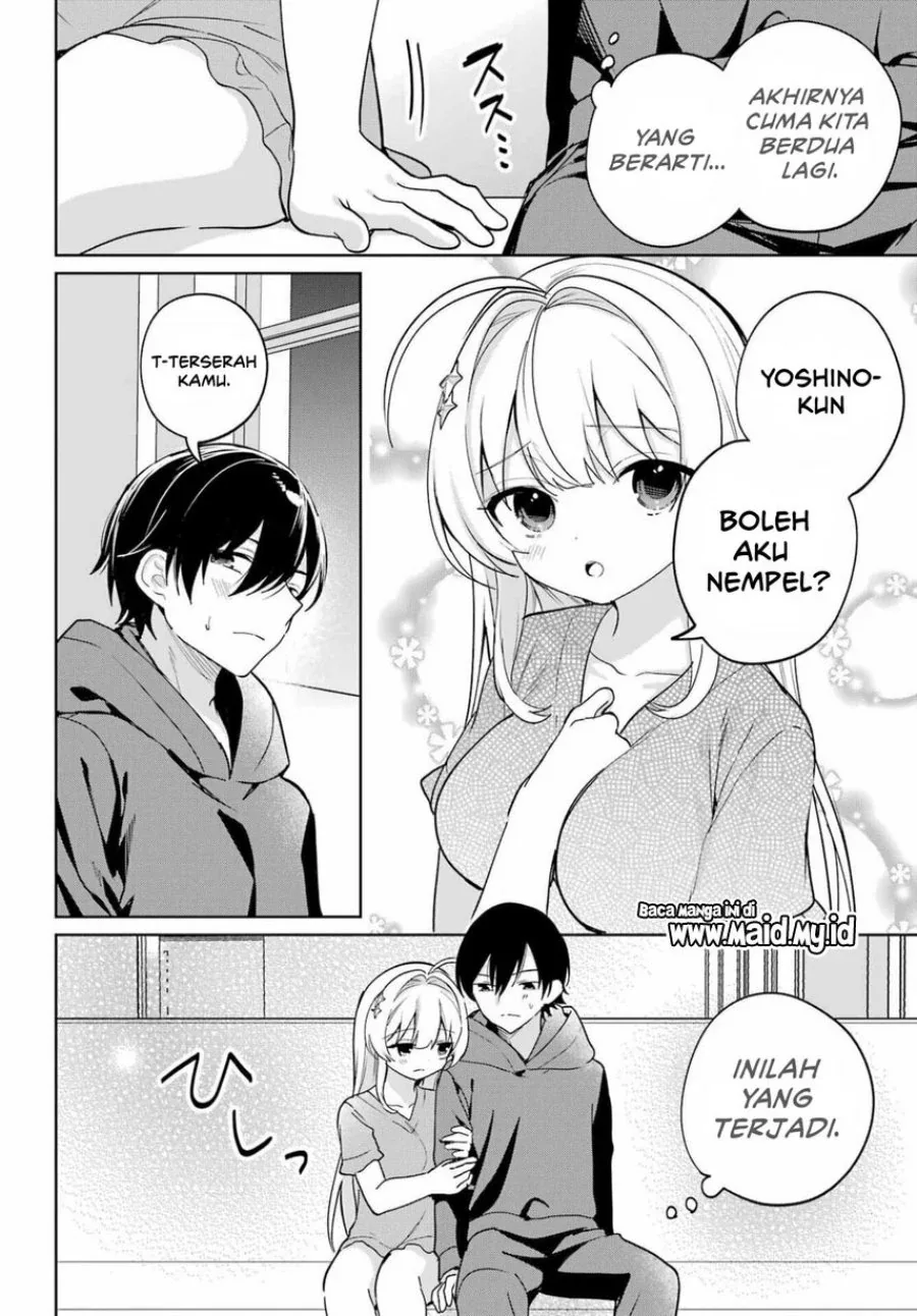 Halaman 12 — Remote Jugyou ni Nattara Class 1 no Bishoujo to Doukyo suru Koto ni Natta Chapter 17