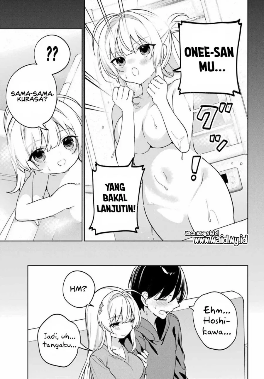 Halaman 25 — Remote Jugyou ni Nattara Class 1 no Bishoujo to Doukyo suru Koto ni Natta Chapter 17