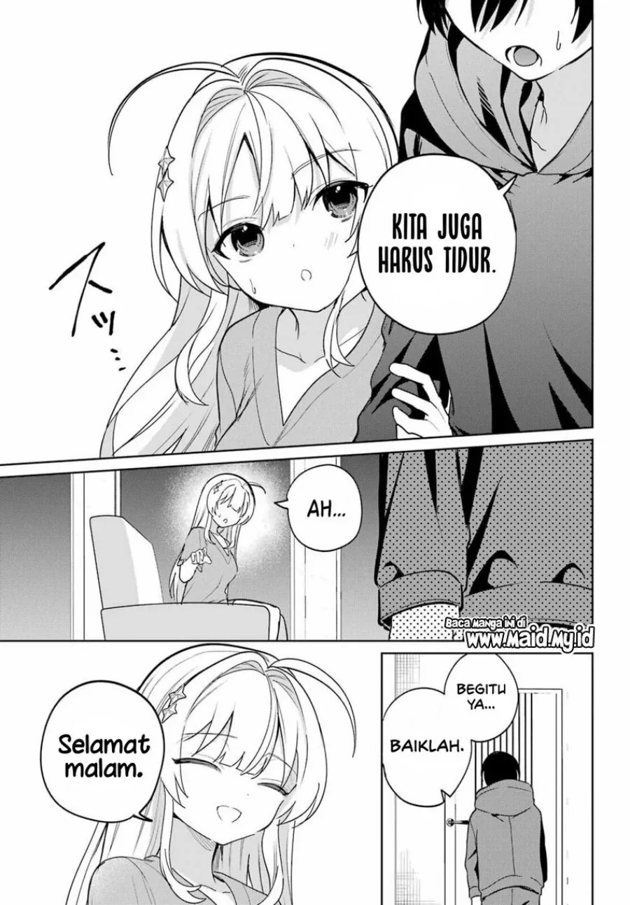Halaman 29 — Remote Jugyou ni Nattara Class 1 no Bishoujo to Doukyo suru Koto ni Natta Chapter 17