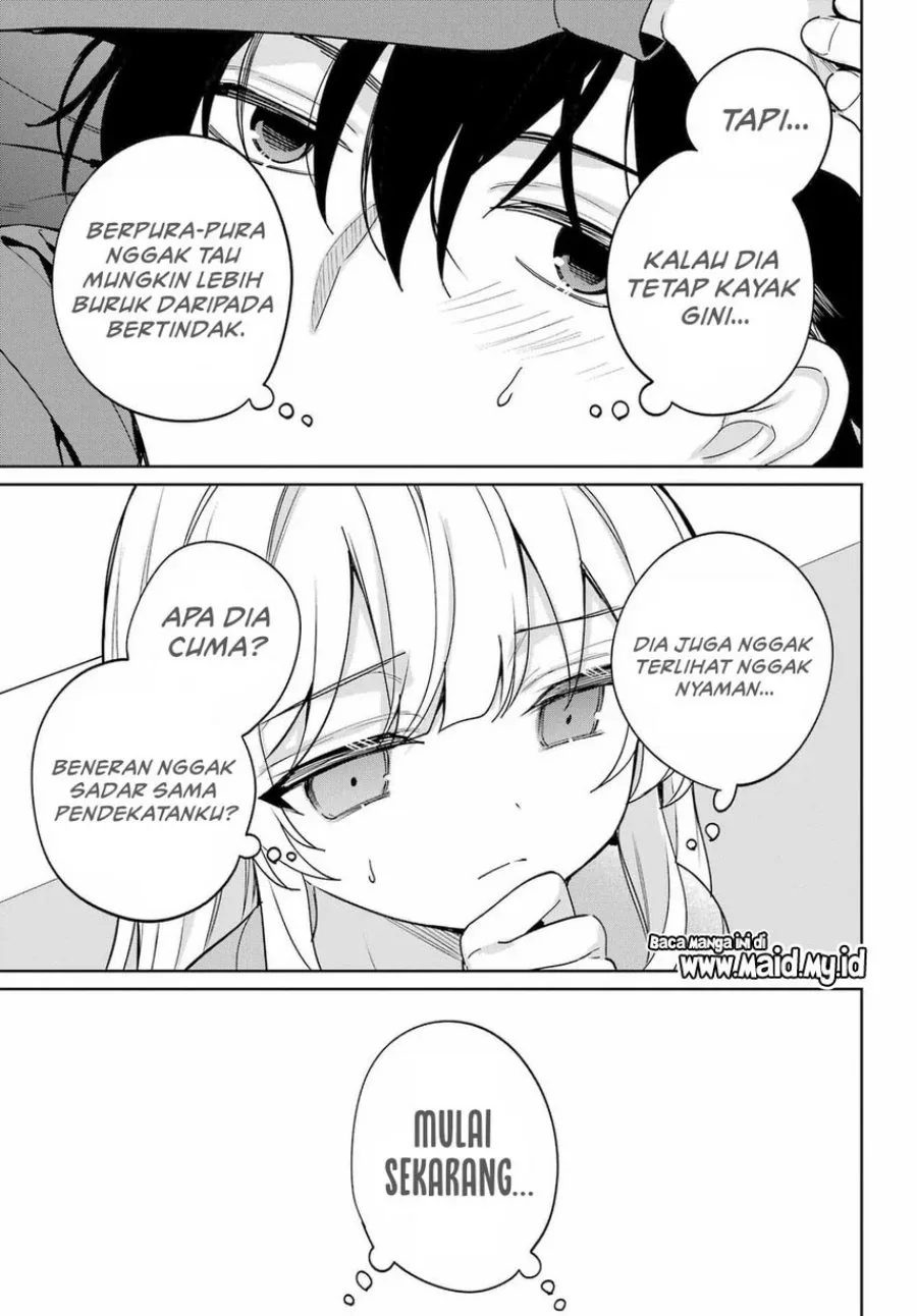 Halaman 31 — Remote Jugyou ni Nattara Class 1 no Bishoujo to Doukyo suru Koto ni Natta Chapter 17